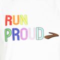 Women's Brooks Distance Graphic Tank weiß/Regenbogen/Braue Laufshirt 3