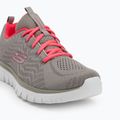 Schuhe Damen SKECHERS Graceful Get Connected gray/coral 7