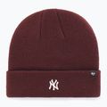 Wintermütze 47 Brand MLB New York Yankees Centerfield dark maroon