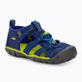 KEEN Seacamp II CNX Kindersandale blau/chartreuse