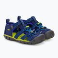 KEEN Seacamp II CNX Kindersandale blau/chartreuse 4