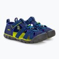 KEEN Seacamp II CNX blaue Tiefen/chartreuse Junior Sandalen 4