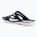 Damen-Pantoletten Crocs Swiftwater Sandal navy/white 3