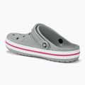 Crocs Bayaband Clog Flip-Flops hellgrau/candy pink 3