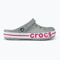 Crocs Bayaband Clog Flip-Flops hellgrau/candy pink 4