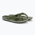 Crocs Crocband Flip Armee grün/weiß Pantoletten 4