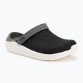 Crocs LiteRide Clog schwarz/rauchfarbene Flip-Flops