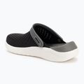 Crocs LiteRide Clog schwarz/rauchfarbene Flip-Flops 4