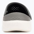Crocs LiteRide Clog schwarz/rauchfarbene Flip-Flops 7