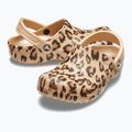 Crocs Classic Gedruckte Clog Pantoletten beige 205838-98R 16