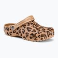 Crocs Classic Gedruckte Clog Pantoletten beige 205838-98R