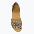 Crocs Tulum Open Flat Damen Sandalen Pilz/Stucco 5