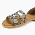 Crocs Tulum Open Flat Damen Sandalen Pilz/Stucco 7