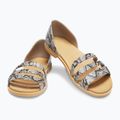 Crocs Tulum Open Flat Damen Sandalen Pilz/Stucco 10