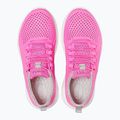 Crocs LiteRide Pacer electric rosa/weiß Kinderschuhe 11