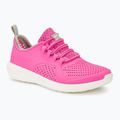 Crocs LiteRide Pacer electric rosa/weiß Kinderschuhe