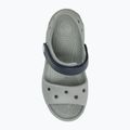 Sandalen Kinder Crocs Crockband Kids Sandal light grey/navy 5