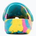 Crocs Classic Marbled Clog Kleinkind Flip Flops digital aqua/multi 7