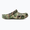 Crocs Classic Printed Camo Clog armeegrün/multi flip-flops 3