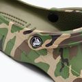 Crocs Classic Printed Camo Clog armeegrün/multi flip-flops 9