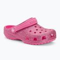 Crocs Classic Glitter Clog rosa Limonade Kinder-Pantoletten