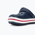 Crocs Crocband Clog Pantoletten für Kinder navy/rot 9