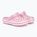 Crocs Crocband Clog Ballerina rosa Pantoletten für Kinder 5