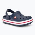 Crocs Crocband Clog Pantoletten für Kinder navy/rot 2