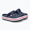 Crocs Crocband Clog Pantoletten für Kinder navy/rot 5