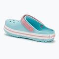 Kinder Crocs Crocband Clog eisblau/weiß Pantoletten 4