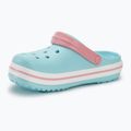 Kinder Crocs Crocband Clog eisblau/weiß Pantoletten 5