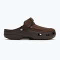 Herren Crocs Yukon Vista II Clog espresso flip-flops 3