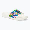 Crocs Classic Crocs Bubble Block Slide weiß/multi Flip-Flops