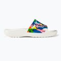 Crocs Classic Crocs Bubble Block Slide weiß/multi Flip-Flops 2