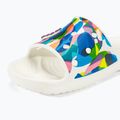 Crocs Classic Crocs Bubble Block Slide weiß/multi Flip-Flops 7