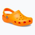 Slides Schlappen  Kinder Crocs Classic Clog T orange zing 9