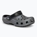 Slides Schlappen  Kinder Crocs Classic Glitter Clog black