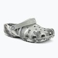Crocs Classic Marbled Clog Flip-Flops hellgrau/mehrfarbig