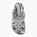 Crocs Classic Marbled Clog Flip-Flops hellgrau/mehrfarbig 6