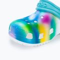 Slides Schlappen  Kinder Crocs Classic Solarized Clog white/multi 8