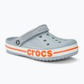 Crocs Bayaband Clog Flip-Flops blau grau/orange 2