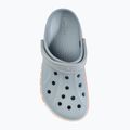 Crocs Bayaband Clog Flip-Flops blau grau/orange 6