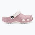 Crocs Classic Glitter Clog weiß/Regenbogen Kinder-Pantoletten 3