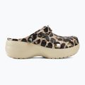 Slides Schlappen  Damen Crocs Classic Platform Animal Remix bone/leopard 3