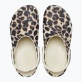 Slides Schlappen  Damen Crocs Classic Platform Animal Remix bone/leopard 12