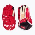 CCM Tacks 4R Pro2 SR Hockeyhandschuhe rot
