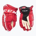 CCM Kinder Hockeyhandschuhe JetSpeed FT4 JR rot/weiß 2