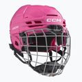 Kinder-Eishockeyhelm CCM Tacks 70 Combo JR pink