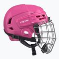 Kinder-Eishockeyhelm CCM Tacks 70 Combo JR pink 2