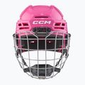 CCM Tacks 70 Combo rosa Kinder-Hockeyhelm 2
